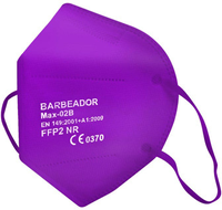 Atemschutzmaske FFP2 NR, Schnabelform, lavendel, Größe M