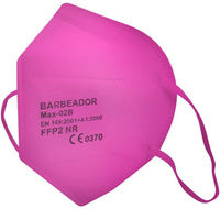 Atemschutzmaske FFP2 NR, Schnabelform, pink, Größe M