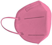 Atemschutzmaske FFP2 NR, Schnabelform, rosa, Größe M-L