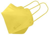 3D Surgical Mask Hana, Type IIR, 30 pcs (Yellow)
