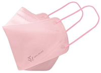3D Surgical Mask Hana, Type IIR, 30 pcs (Pink)
